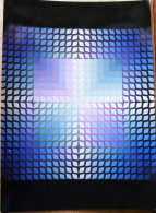 VICTOR VASARELY QUASAR PAAL - 2 1970 EFFETS D'OPTIQUE - Peintures & Tableaux