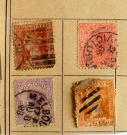 TIMBRES   GB  VICTORIA - Usati