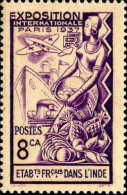 Inde Poste N** Yv:109/114 Exposition Internationale Arts & Techniques Paris - Unused Stamps