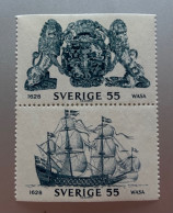 Timbres Suède Se-tenant 03/09/1969 55 öre Neuf N°FACIT 668-669 - Nuevos