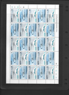 Nauru 1975 Flight Anniversary 15c Planes Setenant Pairs In Full Margin Sheet Of 25 MNH - Nauru