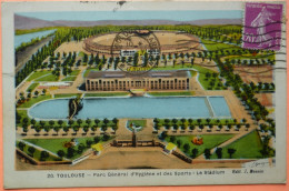 CARTE TOULOUSE - 31 - PARC GENERAL D' HYGIENE ET DES SPORTS - LE STADIUM -SCAN RECTO/VERSO-14 - Toulouse