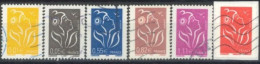 FRANCE - 2005/06, MARIANNE STAMPS SET OF 6, USED. - Gebruikt