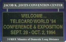 USA: Prepaid InterCARD - TeleCard World Exposition 1994 New York - Sonstige & Ohne Zuordnung