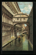 AK Venezia / Venedig, Ponte Dei Sospiri / Ansicht Der Seufzerbrücke  - Andere & Zonder Classificatie