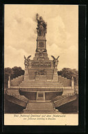 AK Nationaldenkmal Auf Dem Niederwald, Vorderansicht  - Sonstige & Ohne Zuordnung