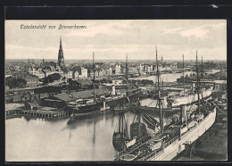 AK Bremerhaven, Blick Auf Den Hafen  - Bremerhaven