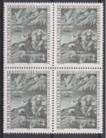 1976 , Mi 1512 ** (3) -  4er Block Postfrisch - Der Oberösterreichische Bauernkrieg 1626 - Unused Stamps