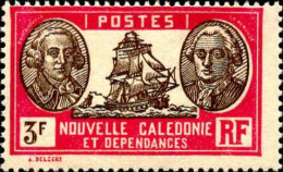 Nle-Calédonie Poste N** Yv: 158 Mi:164 Bougainville & La Pérouse (G.trop.) - Unused Stamps