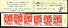 Nle-Calédonie Carnet N** Yv:C 588 La Cagou 10 Timbres-poste à 50F - Cuadernillos