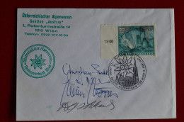 1987 Austria Alpenverein Signed 4 Climbers Mountaineering Himalaya Escalade Alpiniste - Deportivo