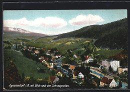 AK Agnetendorf I. R., Ortsansicht Mit Schneegruben  - Schlesien