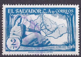 El Salvador Marke Von 1956 O/used (A5-18) - El Salvador