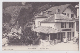 Finhaut Fins-Hauts Vue Du Haut Hôtel Pension Mont-Blanc - Finhaut