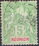 Réunion Poste Obl Yv: 46 Mi  46 Groupe Allégorique (TB Cachet Rond) - Used Stamps