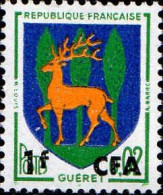 Réunion Poste N** Yv:342 Mi:432 Armoiries De Guéret (Dent 1 Peu Courte) - Ongebruikt