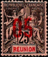 Réunion Poste N** Yv: 75 Mi:75I Groupe Allégorique Mouchon Dents Un Peu Courtes - Unused Stamps