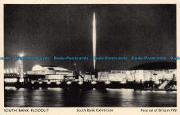 R137890 South Bank Floodlit. South Bank Exhibition. Festival Of Britain 1951. Ja - World