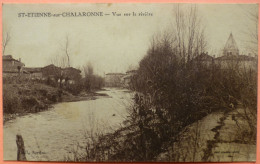 CARTE SAINT ETIENNE SUR CHALARONNE - 01 - VUE SUR LA RIVIERE -  SCAN RECTO/VERSO-14 - Non Classés