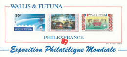 WALLIS AND FUTUNA Block 4,unused - Philatelic Exhibitions