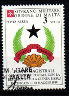 1989 - Sovrano Militare Ordine Di Malta PA 39 Convenzione Con Guinea Bissau  ++++++++ - Malte (Ordre De)