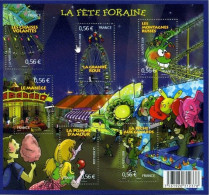 Feuillet F4378 La Fête Forraine Année 2009 Classeur Bordeaux - Nuevos