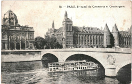 CPA Carte Postale France Paris Tribunal De Commerce Et Conciergerie   VM81212 - Altri Monumenti, Edifici