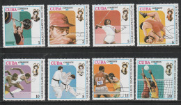 Kuba: 1980, Mi. Nr. 2454-61, Olympische Sommerspiele, Moskau. **/MNH - Verano 1980: Moscu