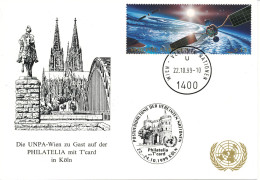 Austria UN Vienna Show Card Köln 22-24/10-1999 - Brieven En Documenten