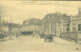 08 - GARE DE CHARLEVILLE - La Gare Reconstruite En 1892. (chariot à Chevaux). - Charleville