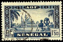 Sénégal Poste Obl Yv:131 Mi:140 Mosquée De Djourbel (Beau Cachet Rond) - Used Stamps