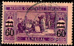 Sénégal Poste Obl Yv: 87 Mi:92 Marché Indigène (TB Cachet Rond) - Gebraucht