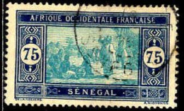 Sénégal Poste Obl Yv: 84 Mi:84 Marché Indigène (Beau Cachet Rond) - Usati