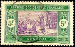Sénégal Poste Obl Yv: 69 Mi:69 Marché Indigène (cachet Rond) - Usados