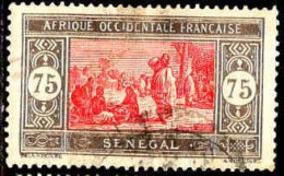 Sénégal Poste Obl Yv: 66 Mi:66 Marché Indigène (cachet Rond) - Usados