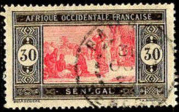 Sénégal Poste Obl Yv: 61 Mi:61 Marché Indigène (TB Cachet Rond) - Oblitérés