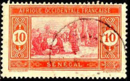 Sénégal Poste Obl Yv: 57 Mi:57 Marché Indigène (Beau Cachet Rond) - Gebruikt