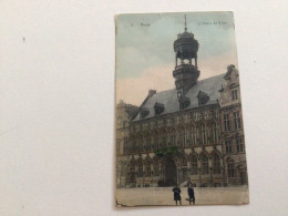 Carte Postale Ancienne (1909) Mons L’Hôtel De Ville - Mons