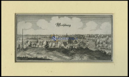 MOISBURG, Gesamtansicht, Kupferstich Von Merian Um 1645 - Prints & Engravings