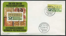 AUTOMATENMARKEN A 1.1 Hu TS 1 BRIEF, 2.1.1981, Tastensatz 10 - 230 Pf. Komplett Auf 14 FDC`s, Pracht, Mi. 32.- - Machine Labels [ATM]