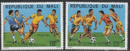 Mali: 1990, Mi. Nr. 1130-31, Fußball-Weltmeisterschaft, Italien. **/MNH - 1990 – Italië