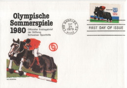 USA 1979 Summer Olympics Games 1980 Olympische Sommerspiele, Horse Riding, Canceled In Los Angeles - 1971-1980