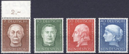 BUNDESREPUBLIK 200-03 **, 1954, Helfer Der Menschheit, Prachtsatz, Mi. 50.- - Ungebraucht