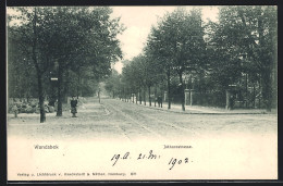 AK Hamburg-Wandsbek, Jüthornstrasse Mit Strassenbahngleisen  - Wandsbek