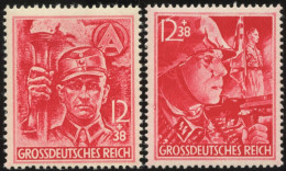 Dt. Reich 909/10 **, 1945, SA Und SS, Postfrisch, Pracht, Mi. 80.- - Sonstige & Ohne Zuordnung