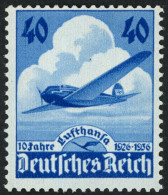 Dt. Reich 603 **, 1936, 40 Pf. Lufthansa, Pracht, Mi. 65.- - Sonstige & Ohne Zuordnung
