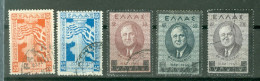 Grèce  Yv  516/520  Ob B/TB   - Used Stamps