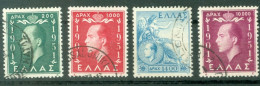 Grèce  Yv  581/584  Ob TB  - Usados