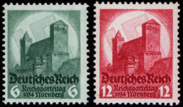 Dt. Reich 546/7 **, 1934, Reichsparteitag, Postfrisch, Pracht, Mi. 85.- - Autres & Non Classés