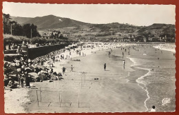 HENDAYE Frontière Franco-Espagnole - La Plage - Dans Le Fond, L'Espagne - 1955 (c913) - Hendaye